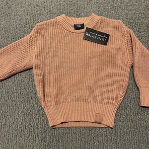 Little Bipsy Toddler Chunky Knit Sweater Size 12-18 Months